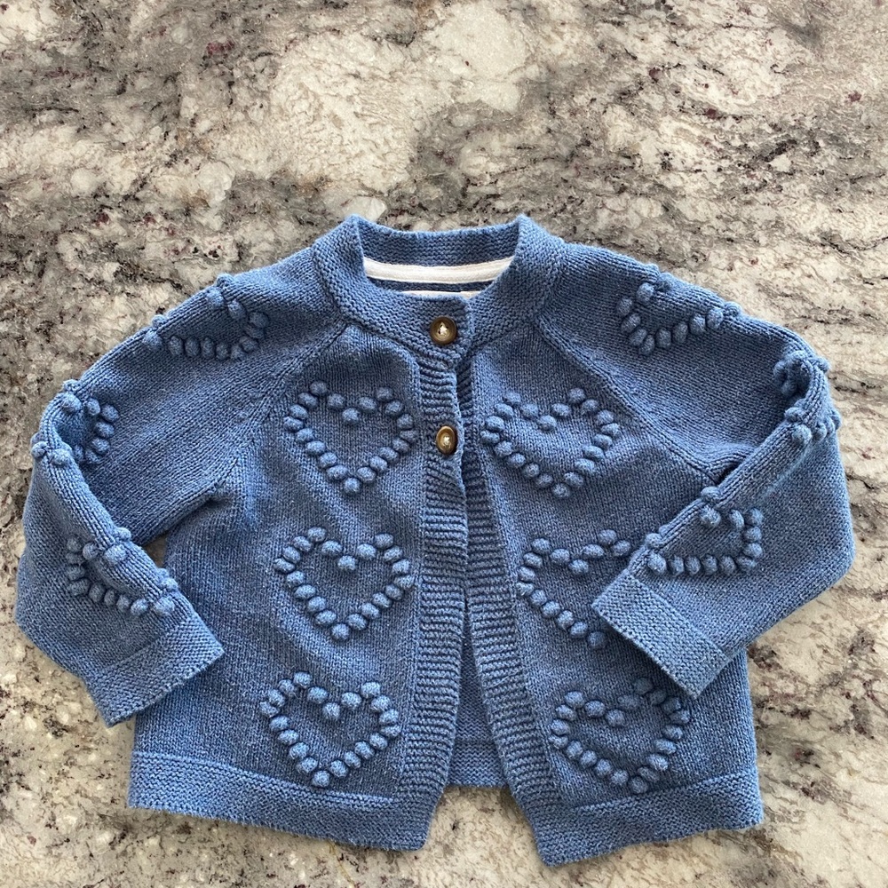 Mini Boden cardigan 18-24mo in blue